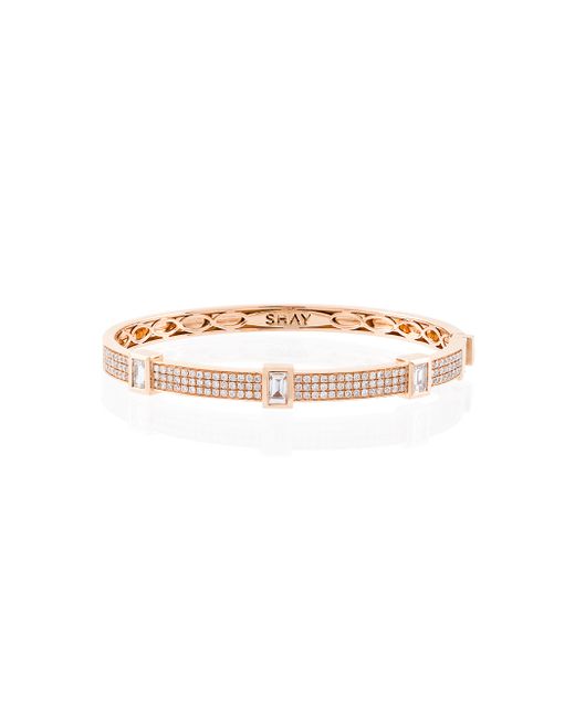 Shay baguette diamond band bracelet