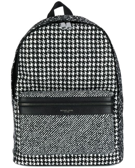 Michael Kors Collection houndstooth print backpack