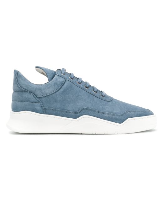 Filling Pieces quilted lace-up sneakers