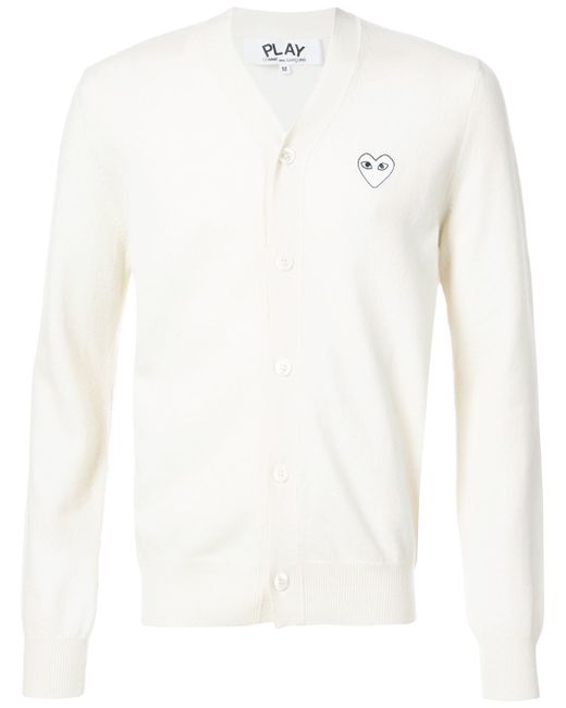 Comme Des Garçons Play cardigan with heart
