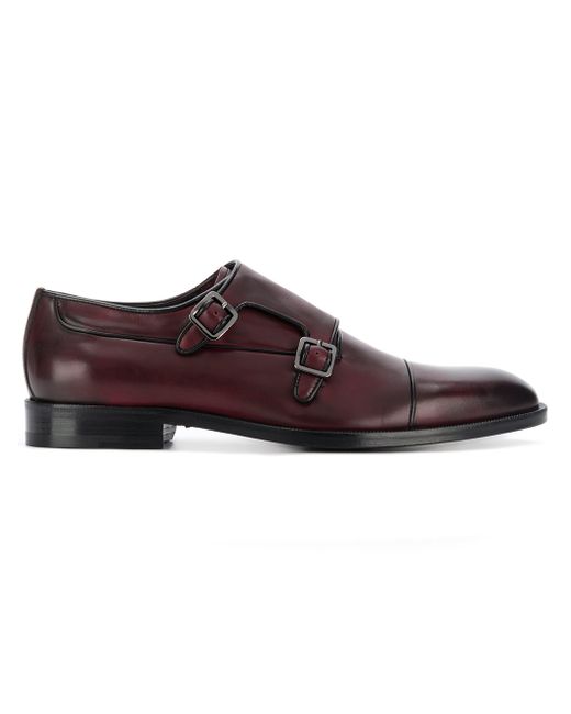 Canali leather buckle brogues