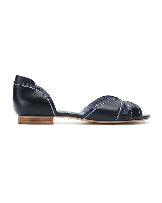 Sarah Chofakian leather flat sandals 34