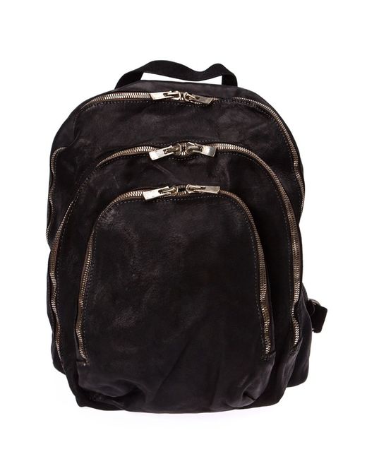 Guidi multi zipped pockets backpack