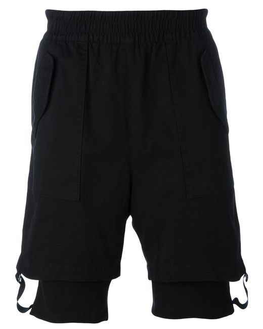 Helmut Lang layered cuff shorts Size XL