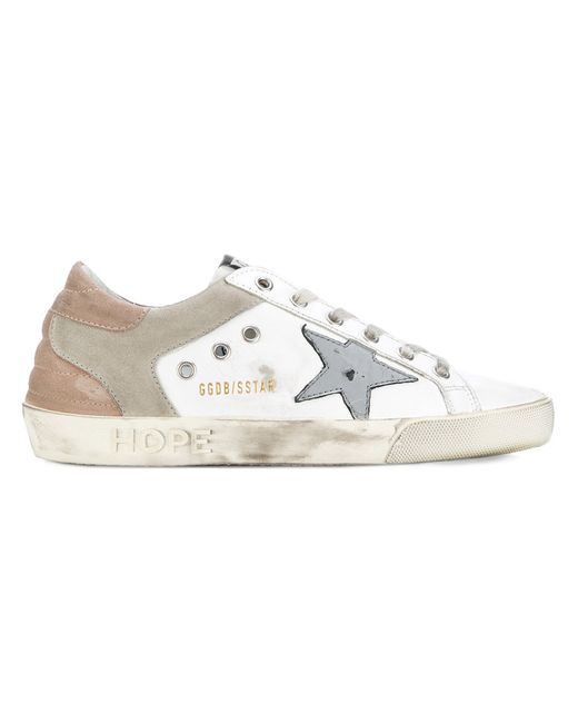 Golden Goose distressed lace-up sneakers