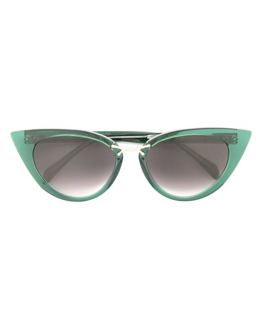Oscar de la Renta oversized cat eye sunglasses