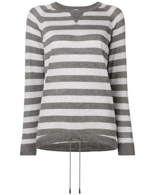 Eleventy striped pattern sweater