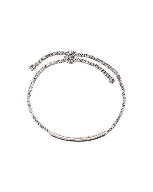 John Hardy Classic Chain pull-through sapphire and spinel bracelet