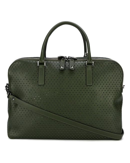 Valentino Garavani Rockstud perforated briefcase