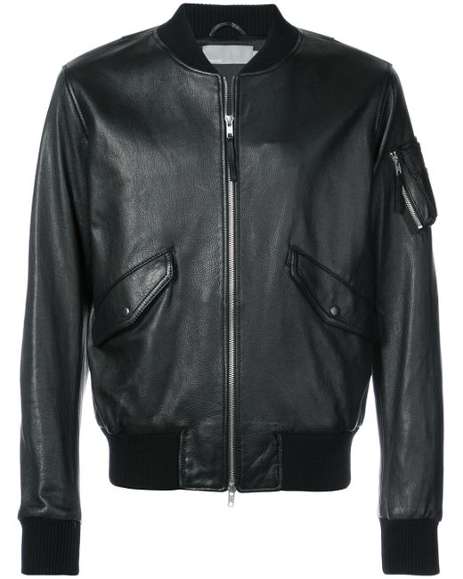 Vince leather bomber jacket