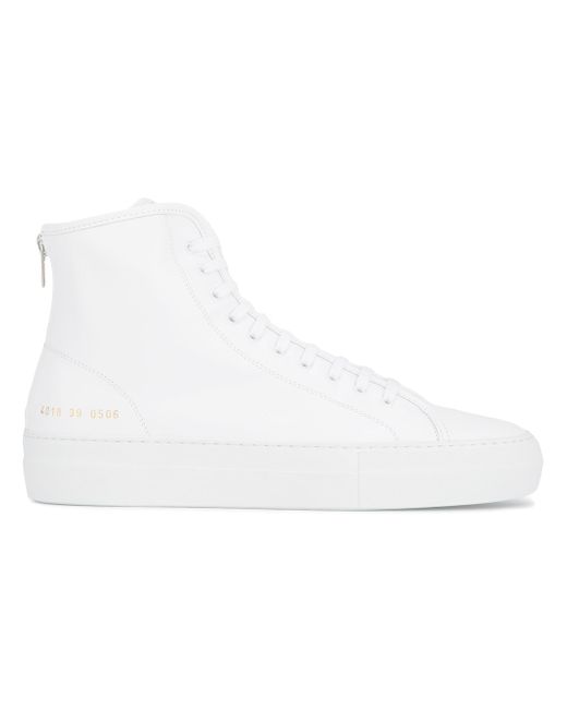 Common Projects tournament hi top sneakers