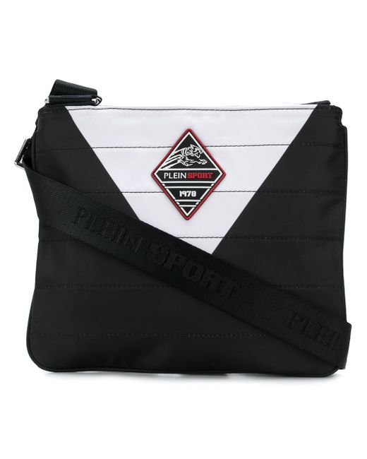 Plein Sport zipped messenger bag
