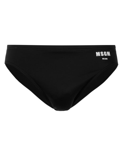 Msgm branded swimming trunks