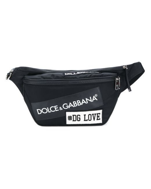 Dolce & Gabbana patch appliqué belt bag