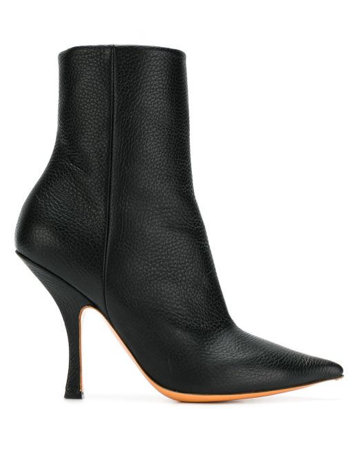 Y / Project pointed ankle boots