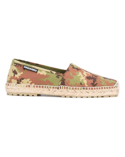Dsquared2 camouflage print espadrilles Cotton/Polyester/rubber/radiance cream