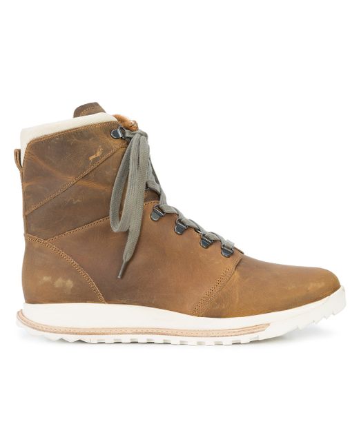 Rick Owens lace-up hi top sneakers