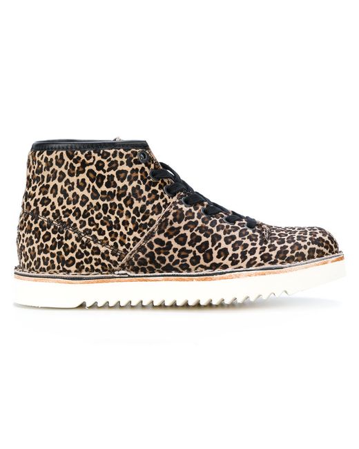 PS Paul Smith leopard print boots