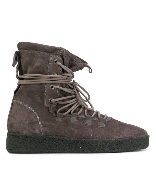 Represent lace-up boots 44