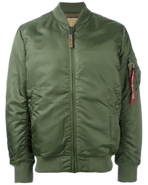 Alpha Industries padded bomber jacket