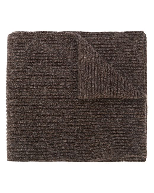 N.Peal short ribbed scarf One