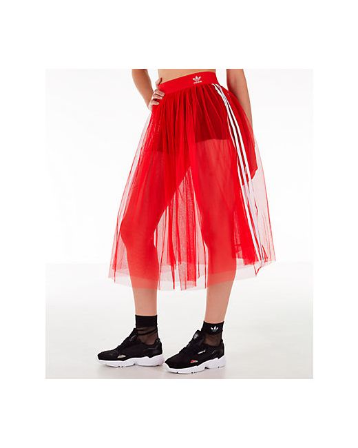 Adidas Originals Tulle Skirt Red