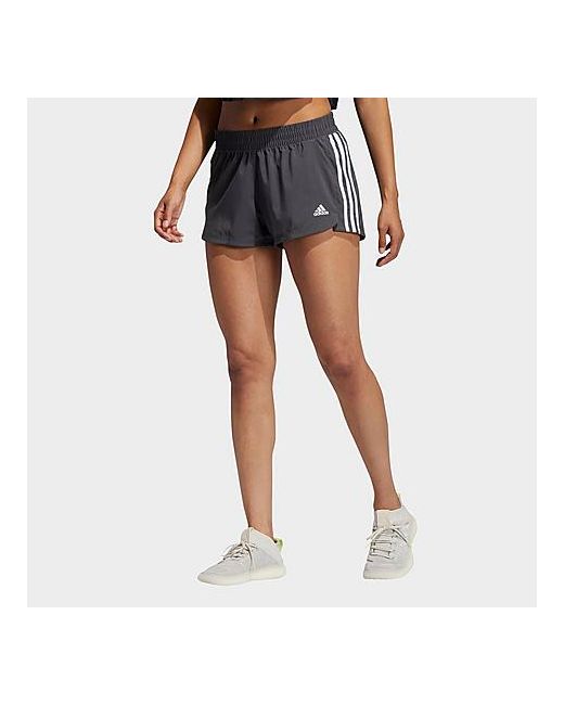 Adidas Pacer 3 Stripes Woven Training Shorts in 100 Polyester/Knit