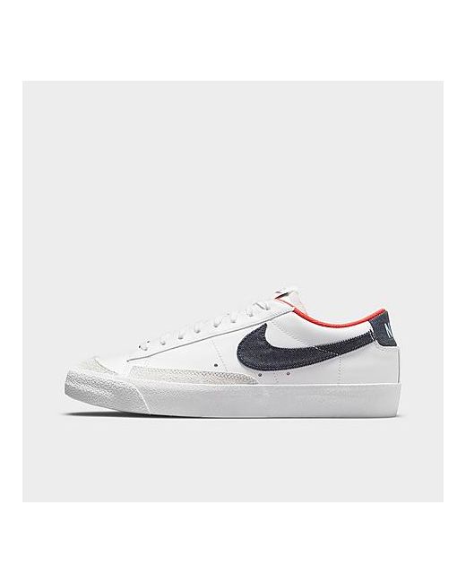 Nike Blazer Low 77 Vintage Denim Casual Shoes in White/White