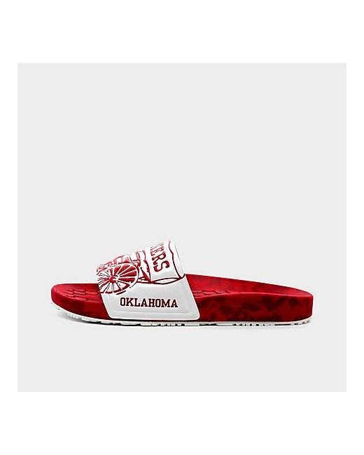 Hype Co. Oklahoma Sooners College Slydr Slide Sandals in Red/Crimson