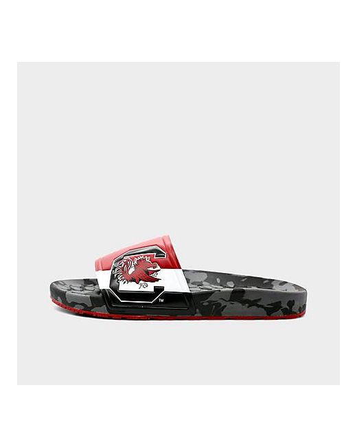 Hype Co. South Carolina Gamecocks College Slydr Slide Sandals in Red/Grey/Black