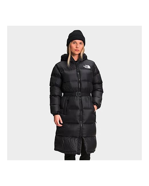 The North Face Inc Nuptse Belted Long Parka Jacket in