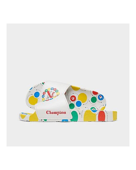 Champion x Twister All-Over Print IPO Slide Sandals