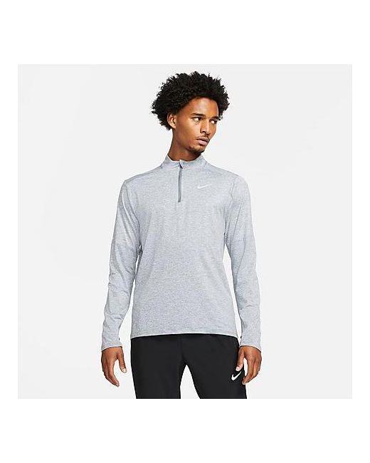 Nike Dri-FIT Element Half-Zip Running Shirt in Grey/Smoke Grey