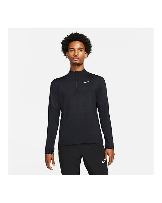 Nike Dri-FIT Element Half-Zip Running Shirt in Black/Black