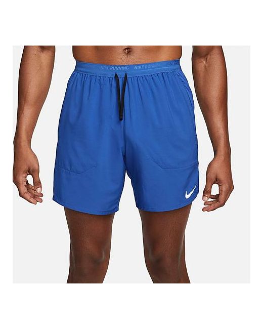 Nike Dri-FIT Stride 7-Inch Running Shorts in Blue/Game Royal 100 Polyester/Fiber