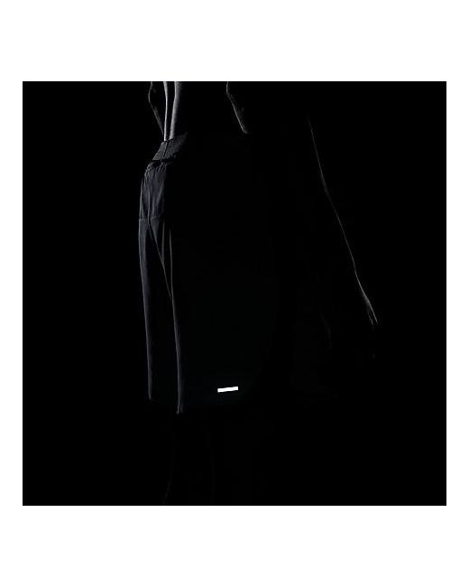 Nike Dri-FIT Stride 5-Inch Hybrid Running Shorts in Grey/Smoke Grey 100 Polyester/Fiber
