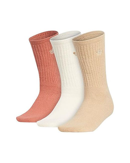 Adidas Originals Comfort Crew Socks 3-Pack in Orange/White/Magic