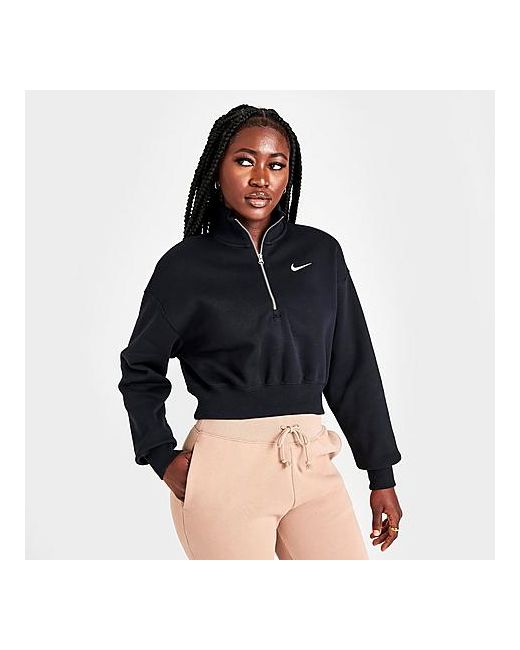 Nike Sportswear Phoenix Fleece Oversized Half-Zip Crop Sweatshirt in