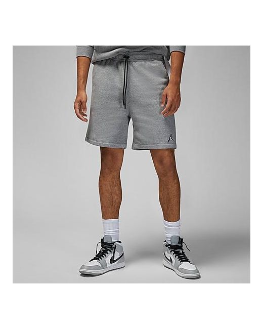 Jordan Essential Jumpman Fleece Shorts in Grey/Carbon Heather