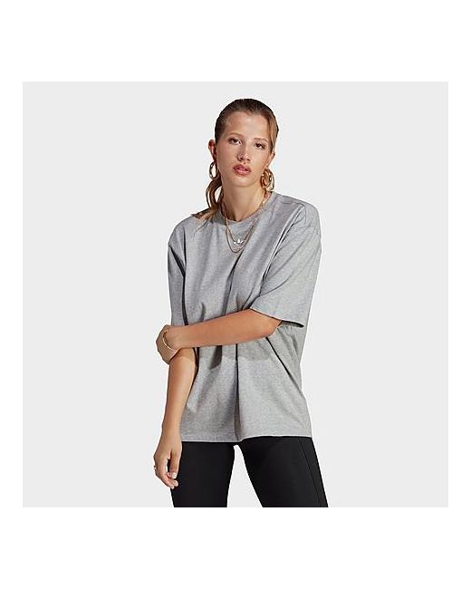 Adidas Originals Adicolor Essentials T-Shirt Plus in Grey 100 Cotton/Jersey