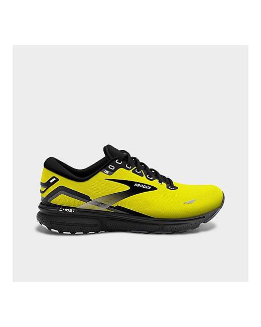 Brooks Ghost 15 Running Shoes in Yellow/Nightlife