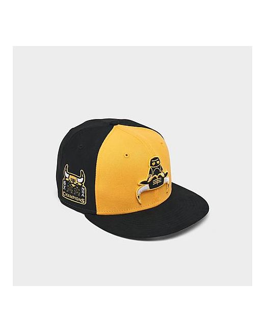 New Era Chicago Bulls NBA Yellow 9FIFTY Snapback Hat in Yellow/Yellow