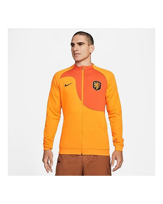 Nike Netherlands Academy Pro Knit Soccer Jacket in Peel Small 100 Polyester/Knit
