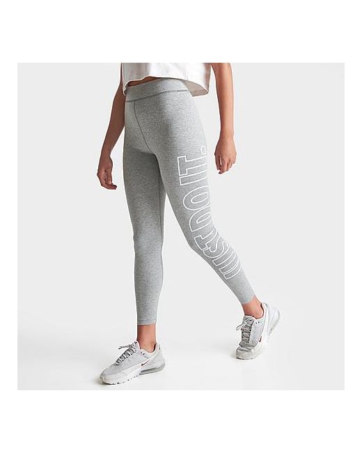 Nike Sportswear Classics JDI High-Waisted Leggings in Grey XS