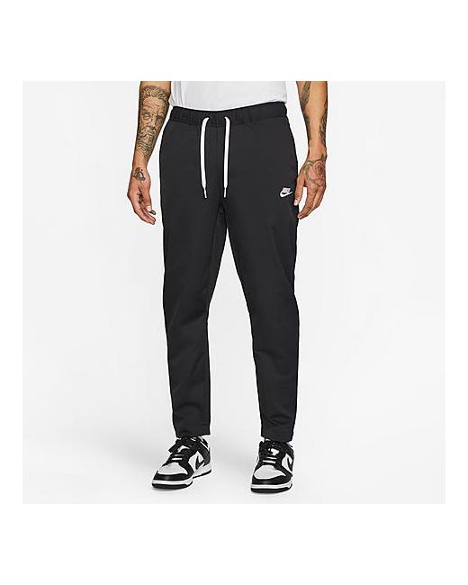 Nike Club Woven Tapered Pants in Black Small 100 Polyester/Twill