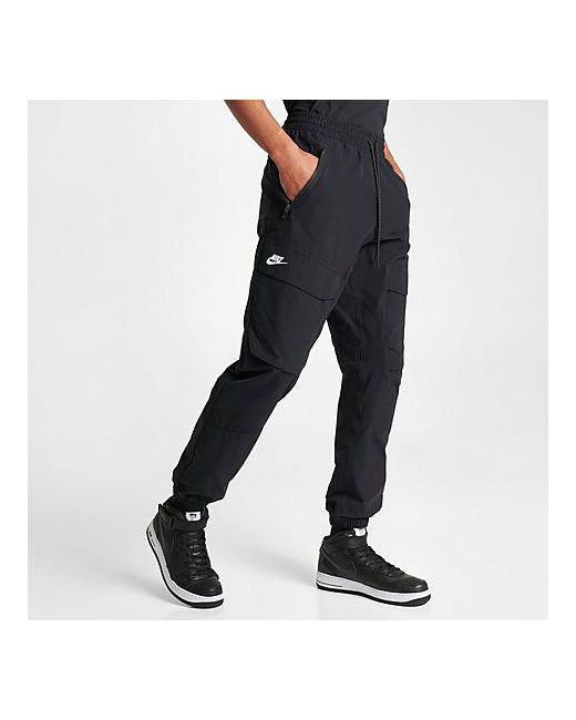Nike Sportswear Air Max Woven Cargo Pants in Black/Black Small