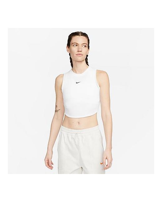 Nike Sportswear Essential Ribbed Cropped Tank Top in Small
