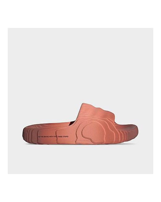 Adidas Originals adilette 22 Slide Sandals in Pink/Wonder Clay 3.0