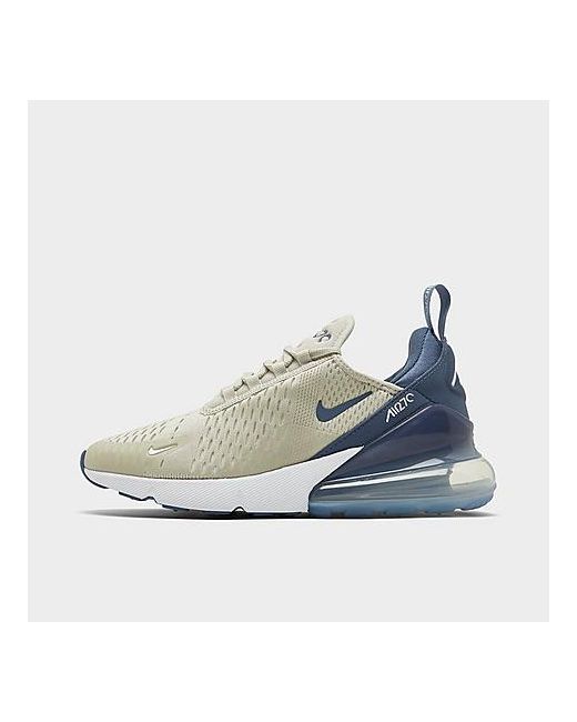 Nike Air Max 270 Casual Shoes in Blue/Off-White/Light Bone 5.0
