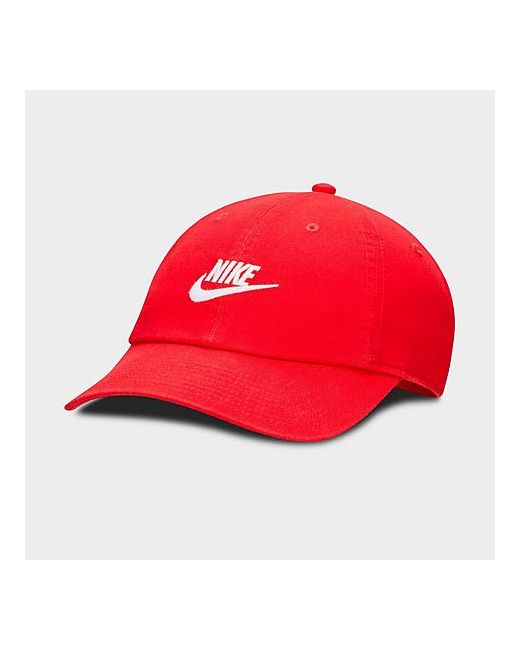 Nike Club Unstructured Futura Wash Strapback Hat Medium/Large 100 Cotton/Twill